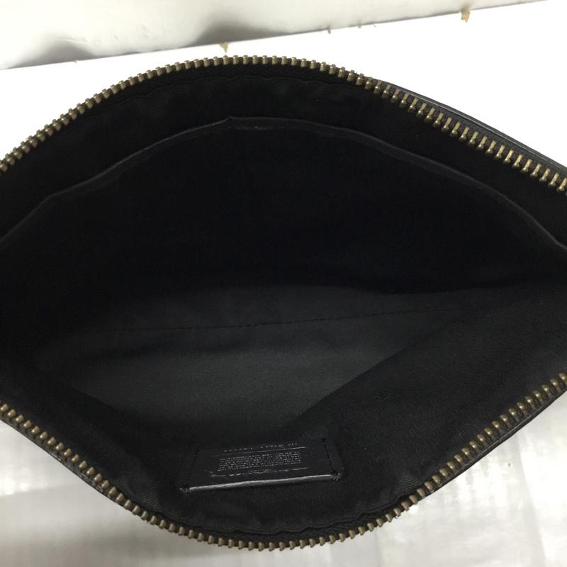 コーチ COACH セカンドバッグ セカンドバッグ F29508 クラッチバッグ シグネチャー 総柄 ダークブラウン / ダークブラウン / X 黒 / ブラック / メンズ USED 古着 中古 10118916
