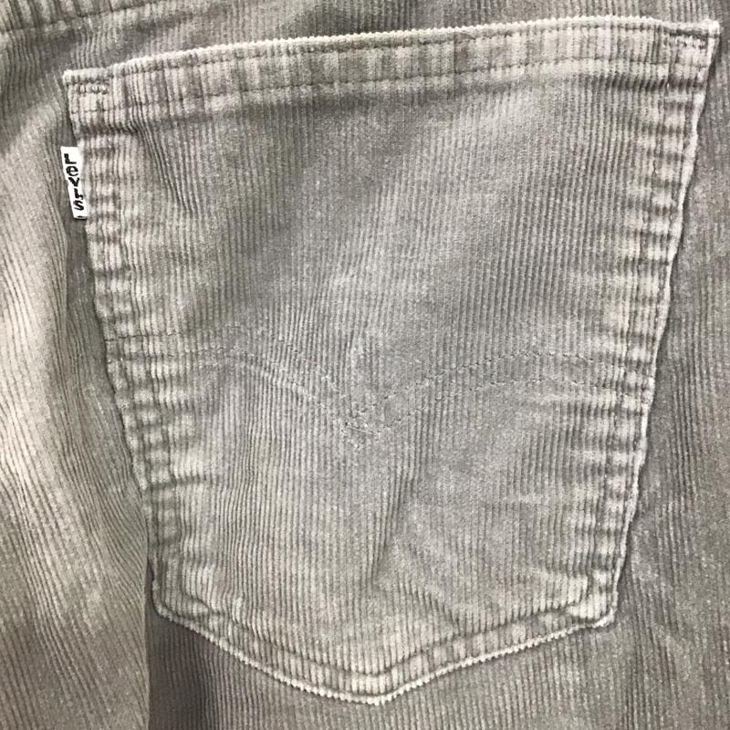 リーバイストラウスアンドコー Levi Strauss & co. パンツ デニム、ジーンズ コーデュロイパンツ スリムパンツ カジュアルパンツ 80s 33インチ 無地 灰 / グレー /  メンズ USED 古着 中古 10126121