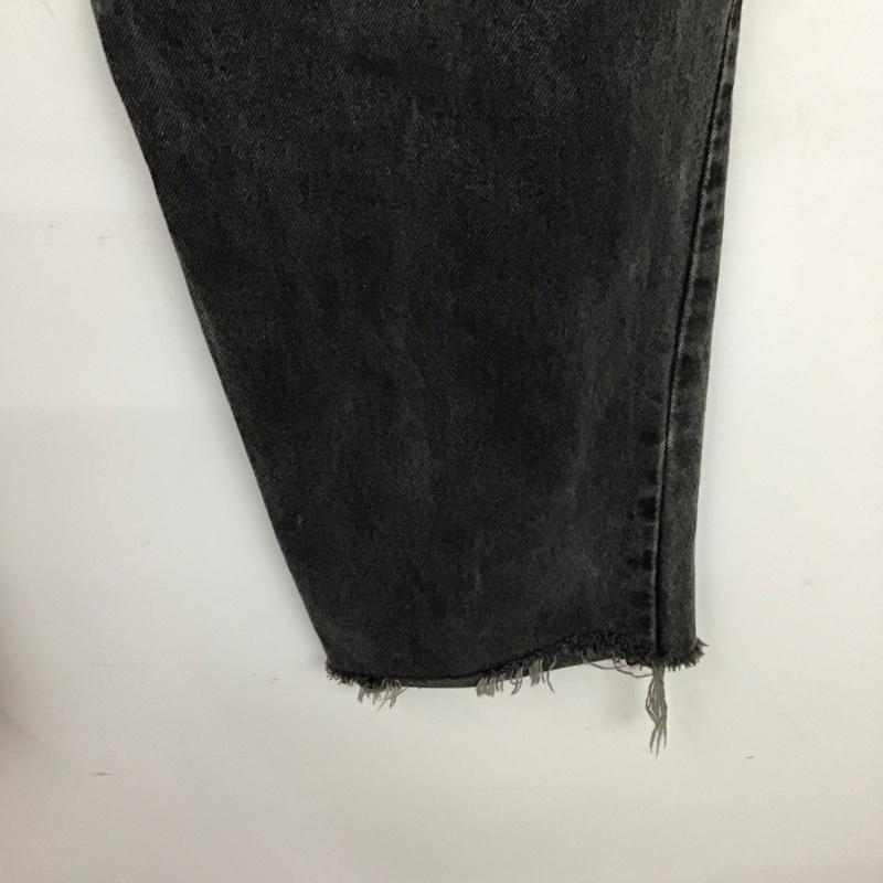 リーバイストラウスアンドコー Levi Strauss & co. パンツ デニム、ジーンズ デニムパンツ ワイドパンツ カジュアルパンツ Gパン 38インチ 無地 黒 / ブラック / メンズ USED 古着 中古 10131154