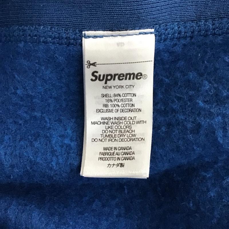 シュプリーム Supreme パーカー 長袖 21FW ボックスロゴフーディースウェットシャツ 長袖パーカー L ロゴ、文字 青 / ブルー / メンズ USED 古着 中古 10115138
