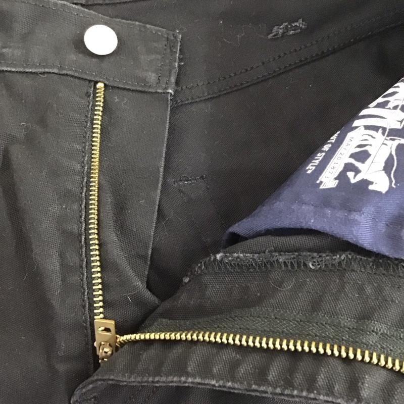 リーバイス Levi s パンツ ワークパンツ、ペインターパンツ 32インチ 無地 黒 / ブラック /  メンズ USED 古着 中古 10121902