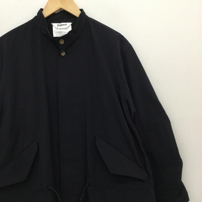 ディガウェル DIGAWEL コート トレンチコート 1 無地 紺 / ネイビー / メンズ USED 古着 中古 10112612