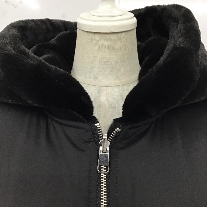 ザラ ZARA ジャケット、上着 ジャンパー、ブルゾン リバーシブル L 無地 黒 / ブラック / レディース USED 古着 中古 10121379
