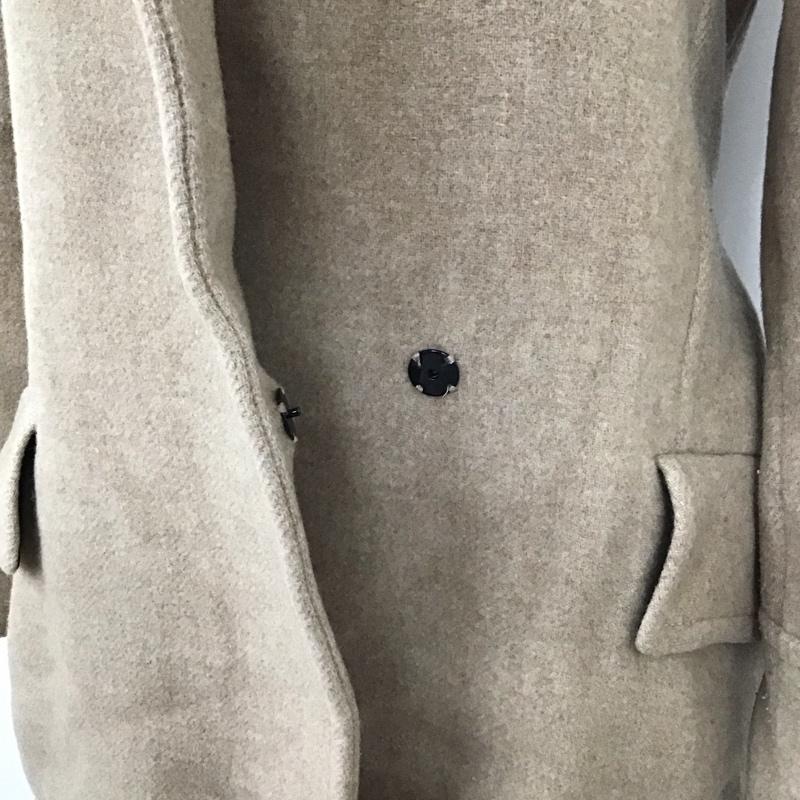 ザラ ZARA コート コート一般 2095 767 711 ロング丈 ラップ襟 M 無地 ベージュ / ベージュ / レディース USED 古着 中古 10124974