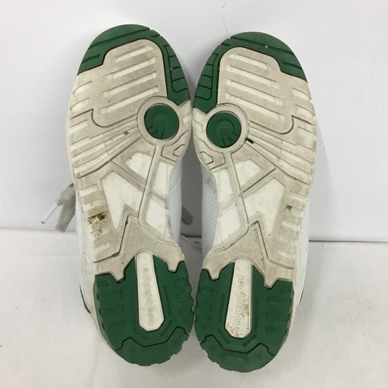 ニューバランス New Balance スニーカー スニーカー BB550 SWB 23cm 23.0cm ロゴ、文字 白 / ホワイト / X 緑 / グリーン / レディース USED 古着 中古 10136935