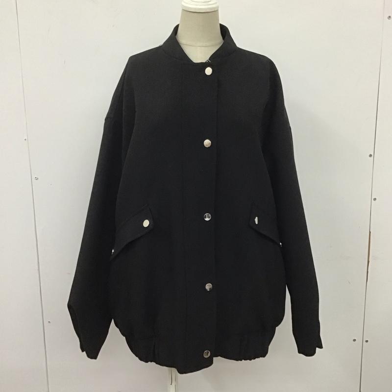 ザラ ZARA ジャケット、上着 ジャケット、ブレザー ジップアップジャケット ジャンパー ジャケット カジュアルジャケット アウター S 無地 黒 / ブラック / レディース USED 古着 中古 10109251