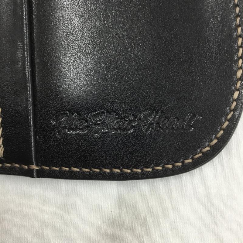 フラットヘッド The Flat Head 財布 長財布 コードバン レザー ロングウォレット 黒 / ブラック / メンズ USED 古着 中古 10108212