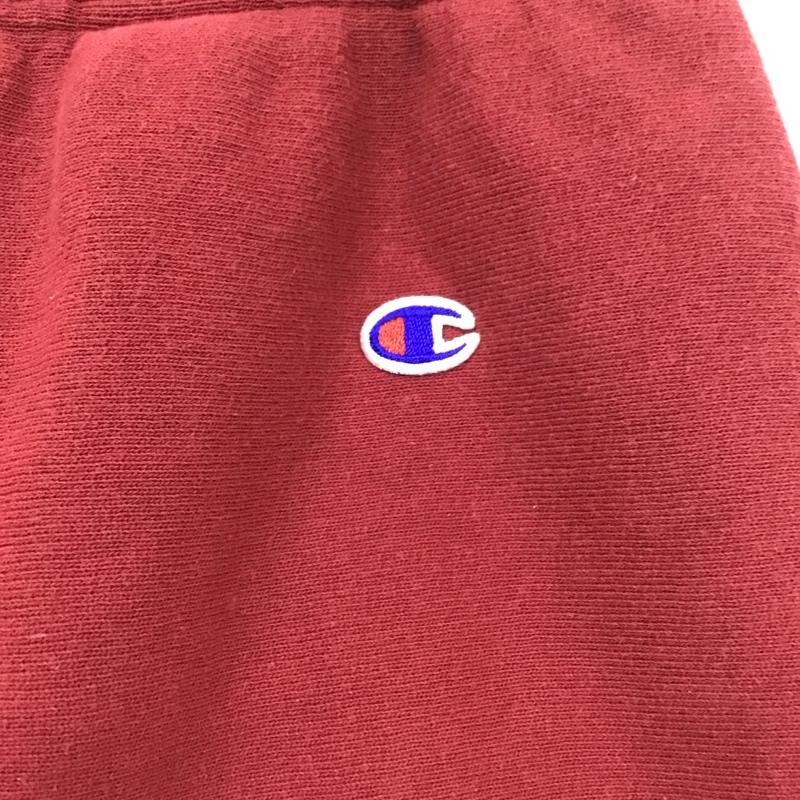 チャンピオン Champion ボトムス ボトムス C8-U211 スウェットパンツ 裏起毛 XL ワンポイント えんじ / ワインレッド / メンズ USED 古着 中古 10122624