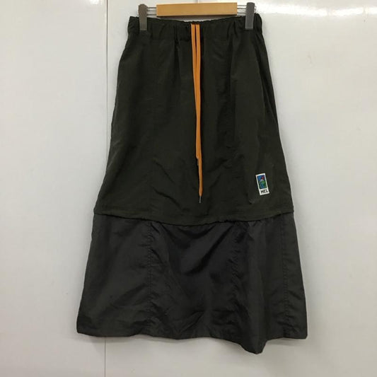 ゴースローキャラバン go slow caravan スカート ロングスカート MEI FREE 無地 カーキ / カーキ /  レディース USED 古着 中古 10131601