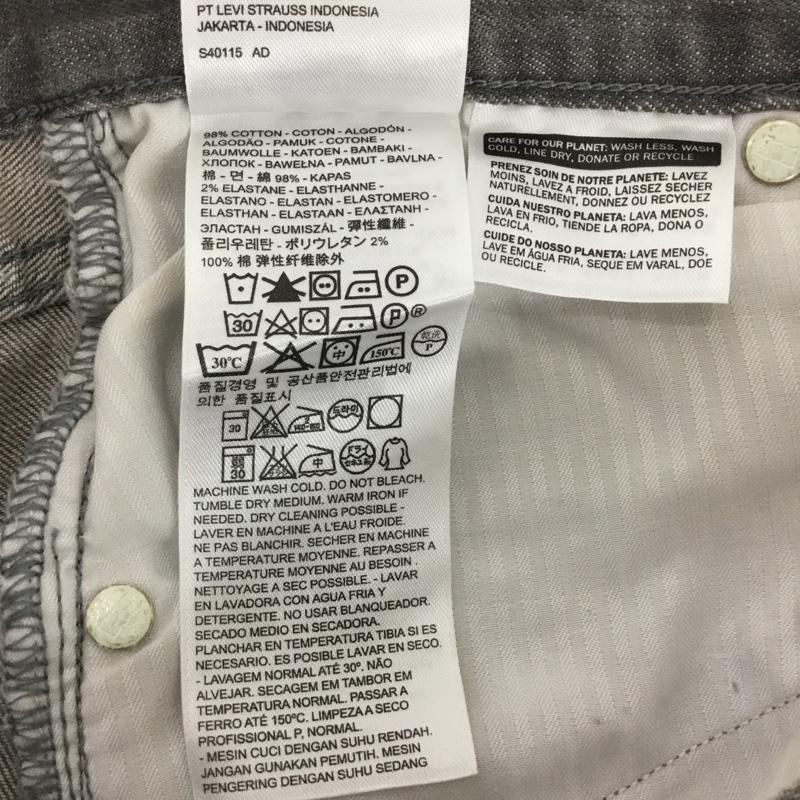 リーバイス Levi s パンツ デニム、ジーンズ W24/61 無地 灰 / グレー / レディース USED 古着 中古 10095292