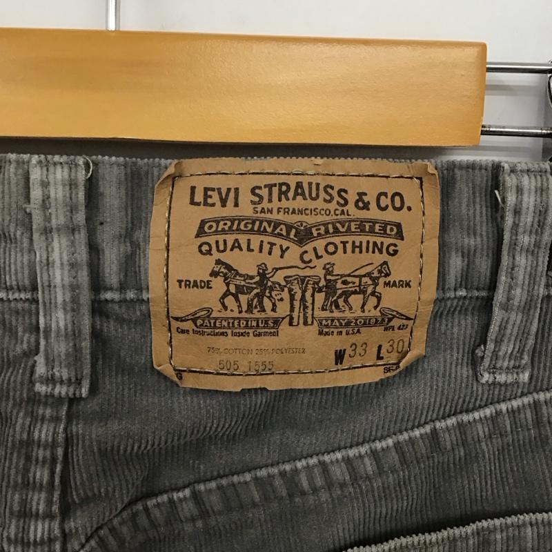 リーバイストラウスアンドコー Levi Strauss & co. パンツ デニム、ジーンズ コーデュロイパンツ スリムパンツ カジュアルパンツ 80s 33インチ 無地 灰 / グレー /  メンズ USED 古着 中古 10126121