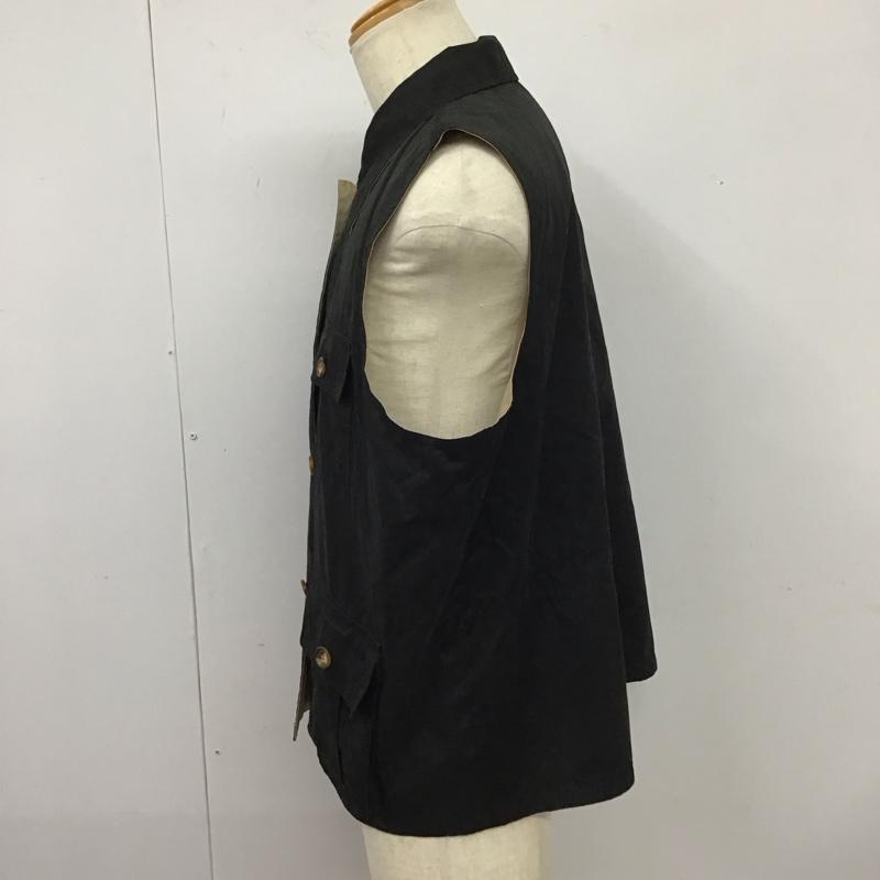 古着 USED ベスト ベスト ORVIS リバーシブル XL 無地 黒 / ブラック / X ベージュ / ベージュ / メンズ USED 古着 中古 10115704