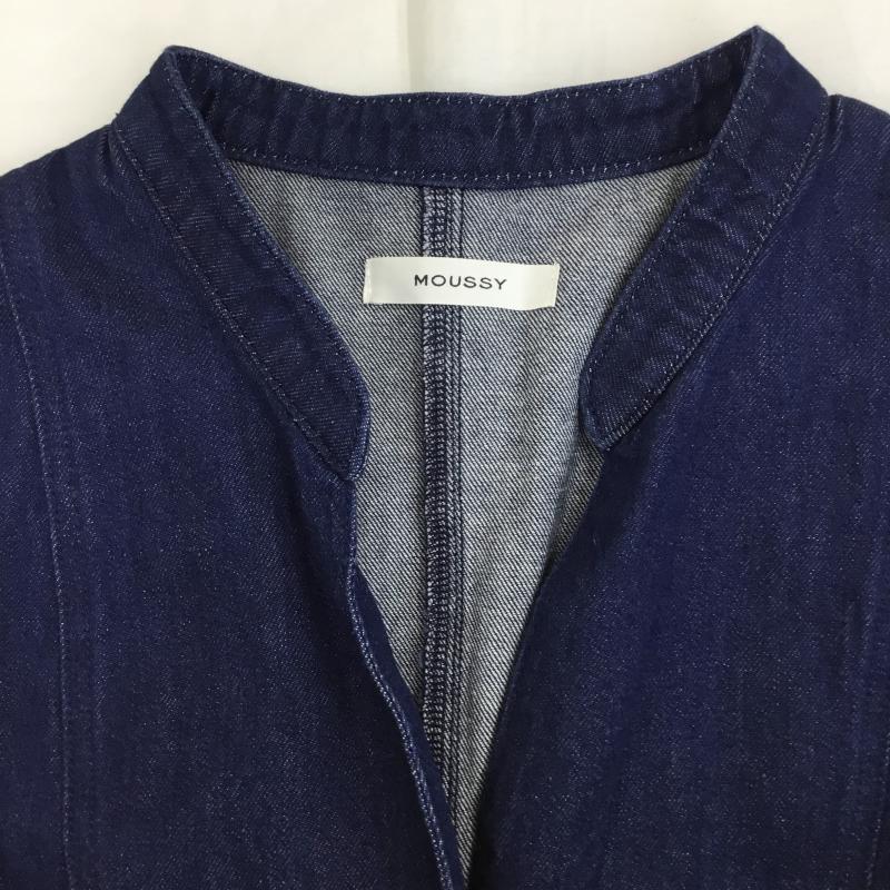 マウジー MOUSSY ワンピース ロングスカート 1 無地 青 / ブルー / レディース USED 古着 中古 10134144