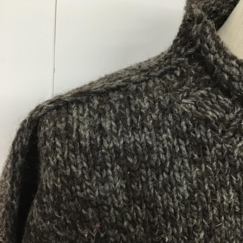 アルテサニア ARTESANIA ニット、セーター 長袖 M 無地 茶 / ブラウン / メンズ USED 古着 中古 10106068