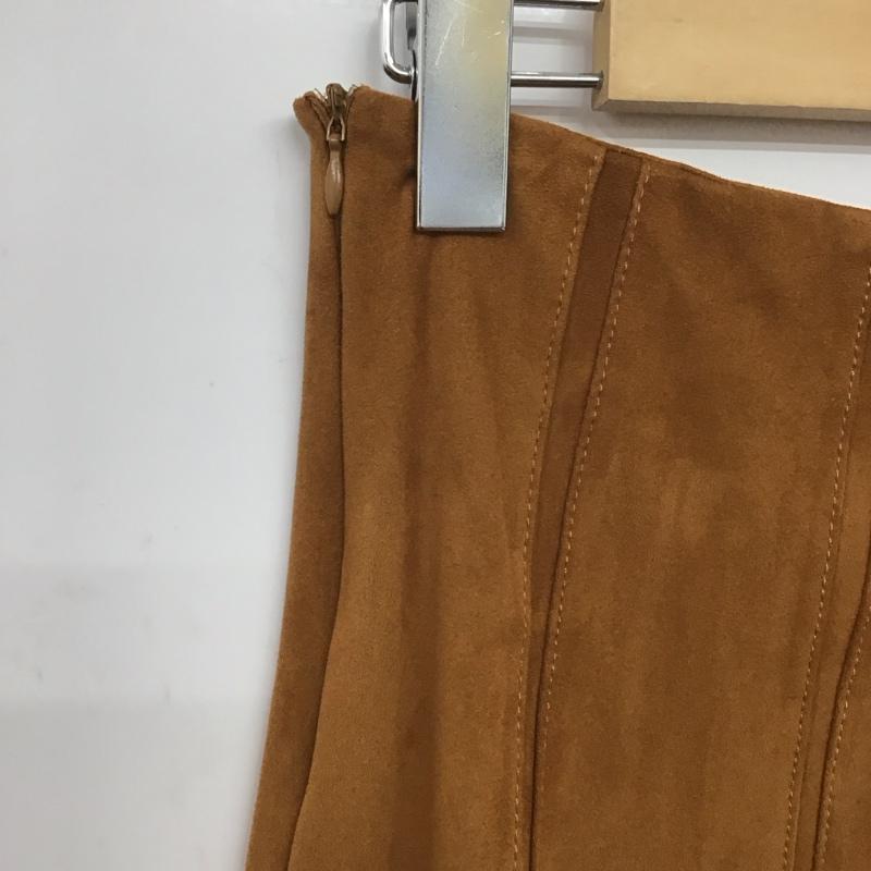ザラ ZARA スカート ロングスカート XS 無地 茶 / ブラウン / レディース USED 古着 中古 10139588