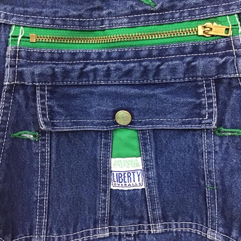 リバティー LIBERTY サロペット・オーバーオール サロペット、オーバーオール オーバーオール オールインワン デニムパンツ つなぎ ロゴ、文字 インディゴ / インディゴ /  メンズ USED 古着 中古 10124844