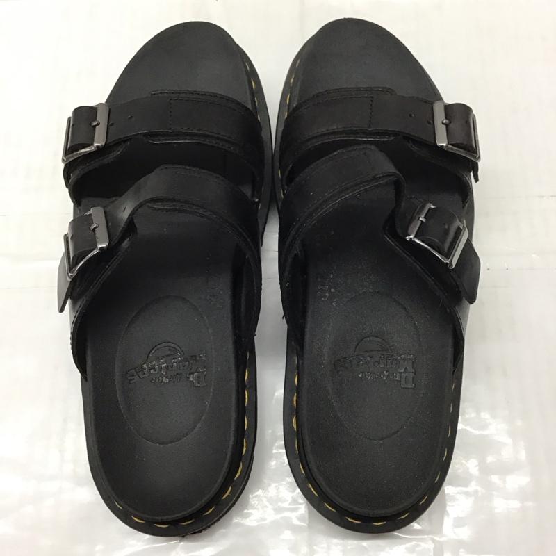 ドクターマーチン Dr.Martens サンダル サンダル MYLES シャークソール UK8 US:9 無地 黒 / ブラック / メンズ USED 古着 中古 10110936