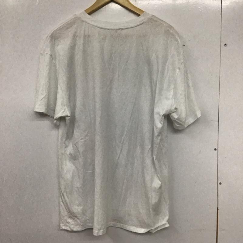 ザラ ZARA Tシャツ 半袖 M プリント 白 / ホワイト / レディース USED 古着 中古 10139578