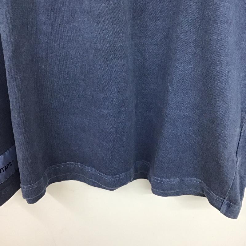 ダブルタップス WTAPS Tシャツ 半袖 半袖カットソー 無地Tシャツ クルーネックカットソー 2 無地 インディゴ / インディゴ / メンズ USED 古着 中古 10135724