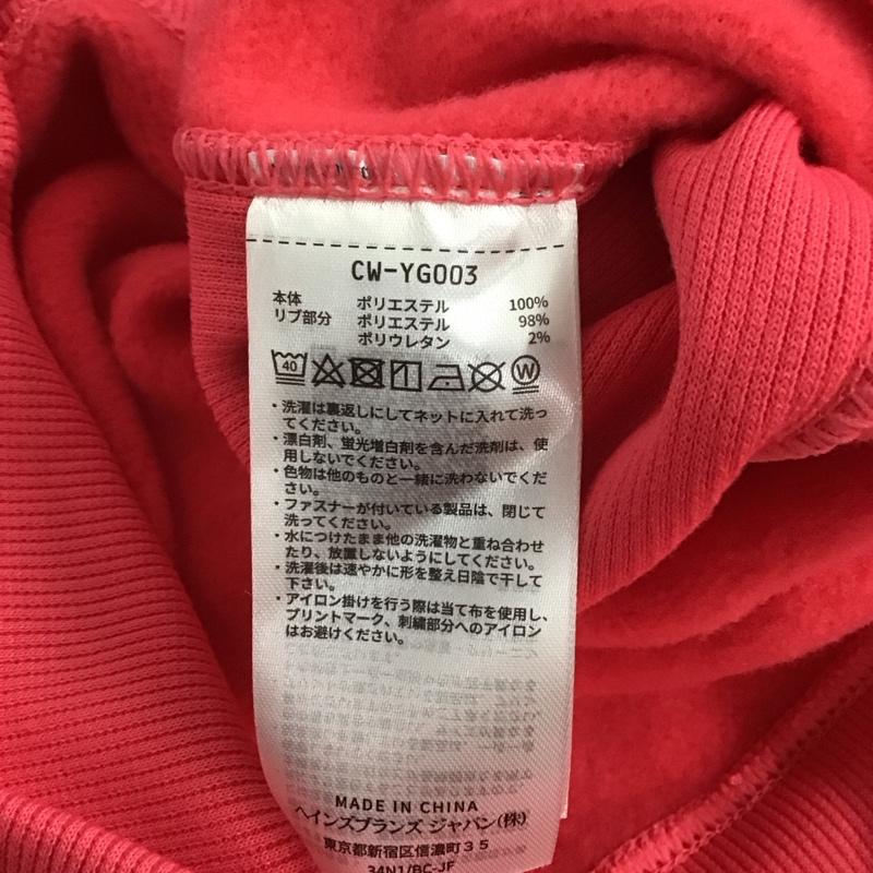 チャンピオン Champion トレーナー 長袖 CW-YG003 テックウィーブ テリー タートルネックスウェットシャツ 23FW GOLF L ワンポイント 桃 / ピンク / レディース USED 古着 中古 10146399