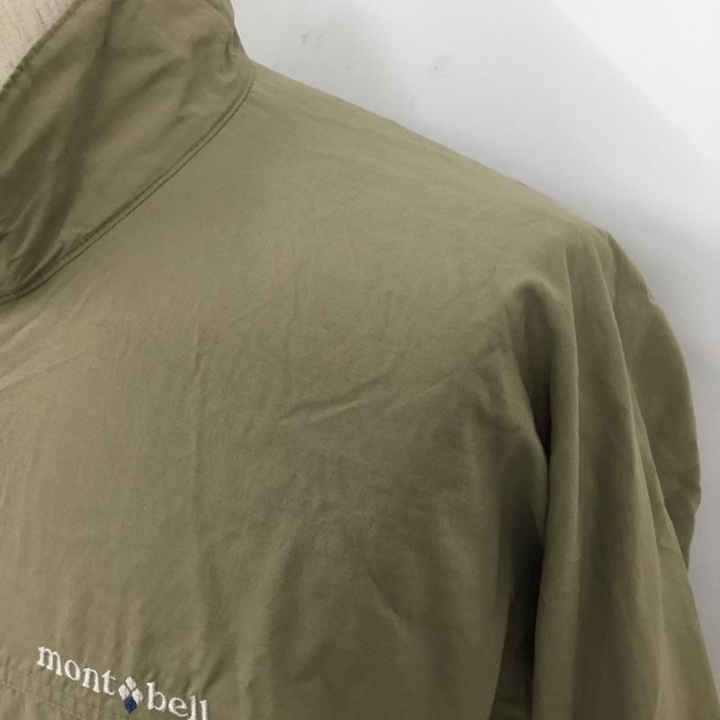 モンベル mont-bell ジャケット、上着 ジャンパー、ブルゾン 1103244 O.D.ジャケット ジップアップジャケット ジャンパー アウトドアウェア L ロゴ、文字 ベージュ / ベージュ / メンズ USED 古着 中古 10110076