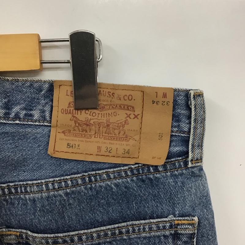 リーバイストラウスアンドコー Levi Strauss & co. パンツ デニム、ジーンズ デニムパンツ ワイドパンツ カジュアルパンツ 32インチ 無地 インディゴ / インディゴ / メンズ USED 古着 中古 10128716