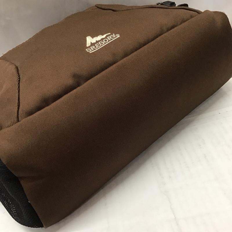 グレゴリー GREGORY ショルダーバッグ ショルダーバッグ ロゴ、文字 茶 / ブラウン / X 黒 / ブラック / メンズ USED 古着 中古 10110944