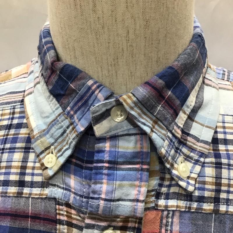 ブルックスブラザーズ BROOKS BROTHERS シャツ、ブラウス 半袖 半袖シャツ カラーシャツ 半袖カットソー チェックシャツ M チェック マルチカラー / マルチカラー /  メンズ USED 古着 中古 10111460