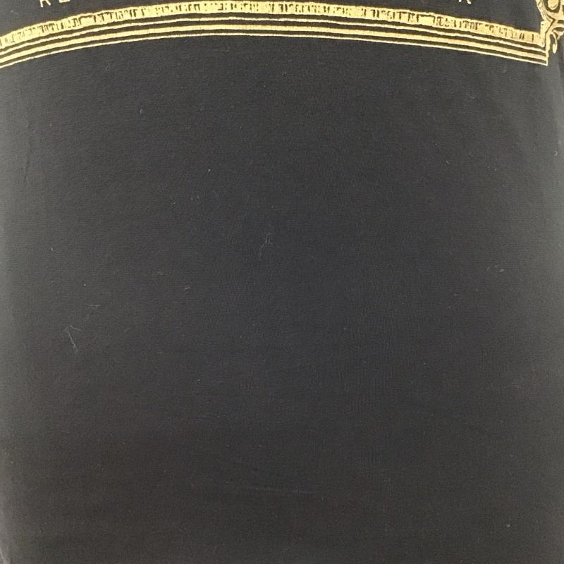 アルマーニジーンズ ARMANI JEANS Tシャツ 半袖 半袖カットソー プリントTシャツ クルーネックカットソー S プリント 黒 / ブラック / メンズ USED 古着 中古 10113740