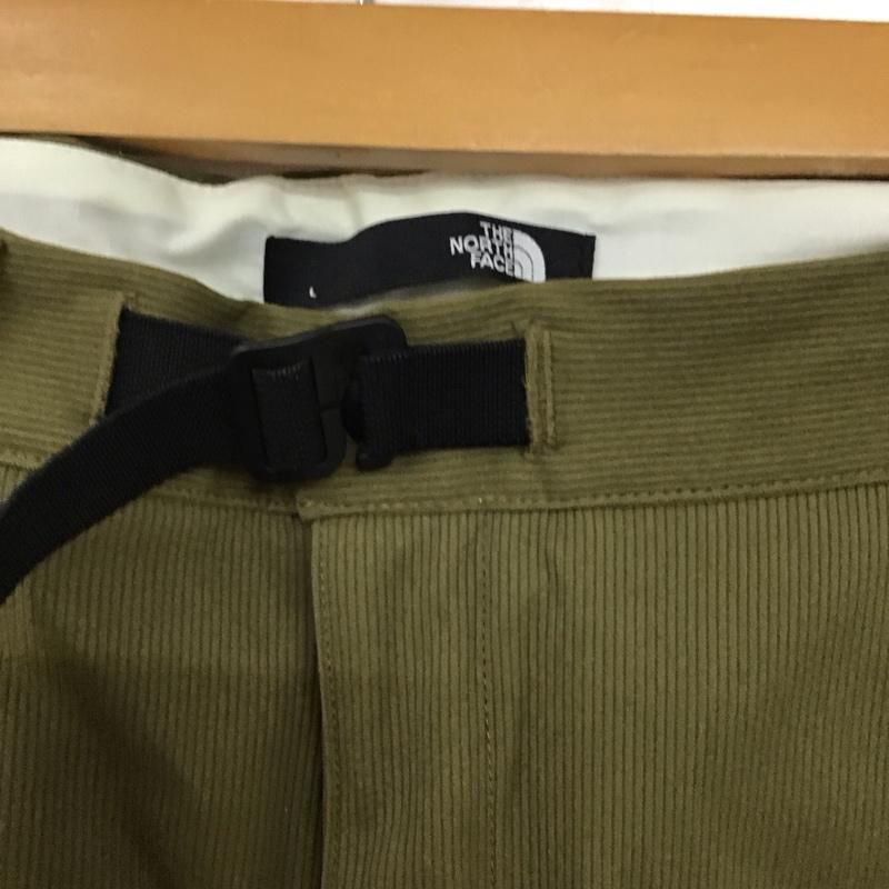 ザノースフェイス THE NORTH FACE パンツ ワークパンツ、ペインターパンツ nb81706 エクスプローラーコーデュロイパンツ ワイドパンツ L 無地 カーキ / カーキ /  メンズ USED 古着 中古 10126296