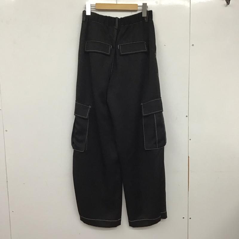 スライ SLY パンツ ワークパンツ、ペインターパンツ 030GAZ31-3890 MANNISH STRAIGHT CARGO PT 1 無地 黒 / ブラック / レディース USED 古着 中古 10137826