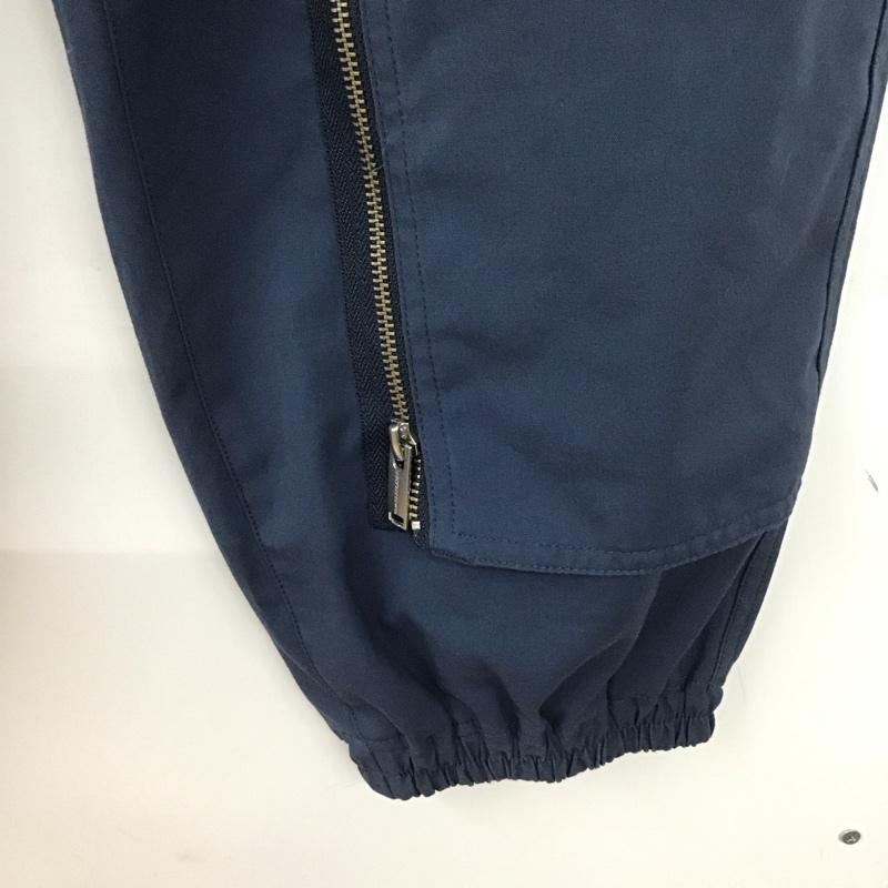 ジーユー GU パンツ ワークパンツ、ペインターパンツ 321-333494 ボトム ワイドパンツ カジュアルパンツ S 無地 紺 / ネイビー /  メンズ USED 古着 中古 10125977