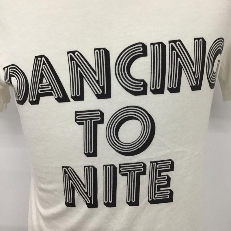 メゾンマルタンマルジェラ MAISONMARTINMARGIELA Tシャツ 半袖 半袖カットソー プリントTシャツ クルーネックカットソー 46 プリント 白 / ホワイト /  メンズ USED 古着 中古 10110946