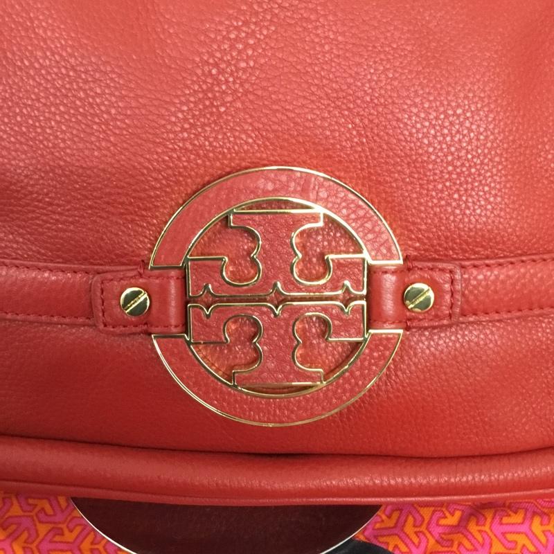 トリーバーチ TORY BURCH ショルダーバッグ ショルダーバッグ 7911102587 レザー ロゴ、文字 赤 / レッド / レディース USED 古着 中古 10130788