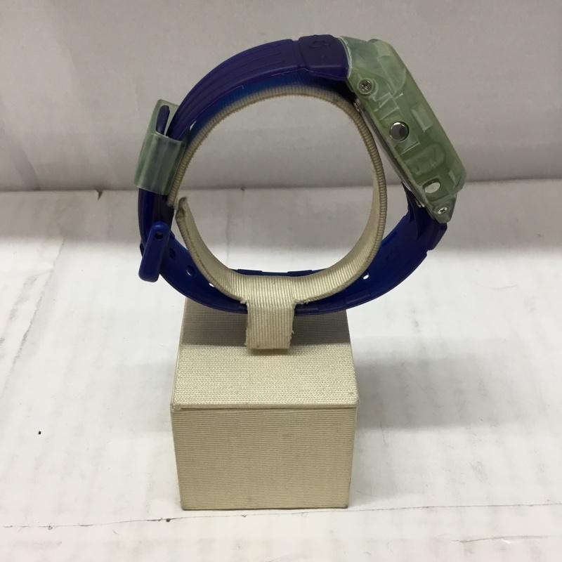 ジーショック G-SHOCK 腕時計 デジタル DW-620 スケルトン ロゴ、文字 紫 / パープル / レディース USED 古着 中古 10106386