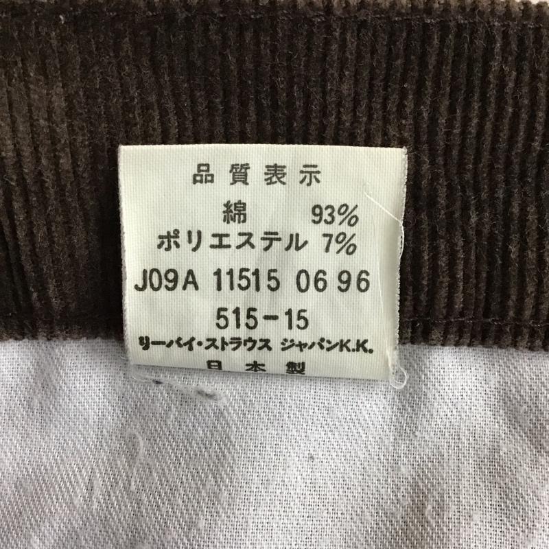 リーバイストラウスアンドコー Levi Strauss & co. パンツ デニム、ジーンズ コーデュロイパンツ ワイドパンツ ストレートパンツ カジュアルパンツ 36インチ 無地 茶 / ブラウン / メンズ USED 古着 中古 10118293
