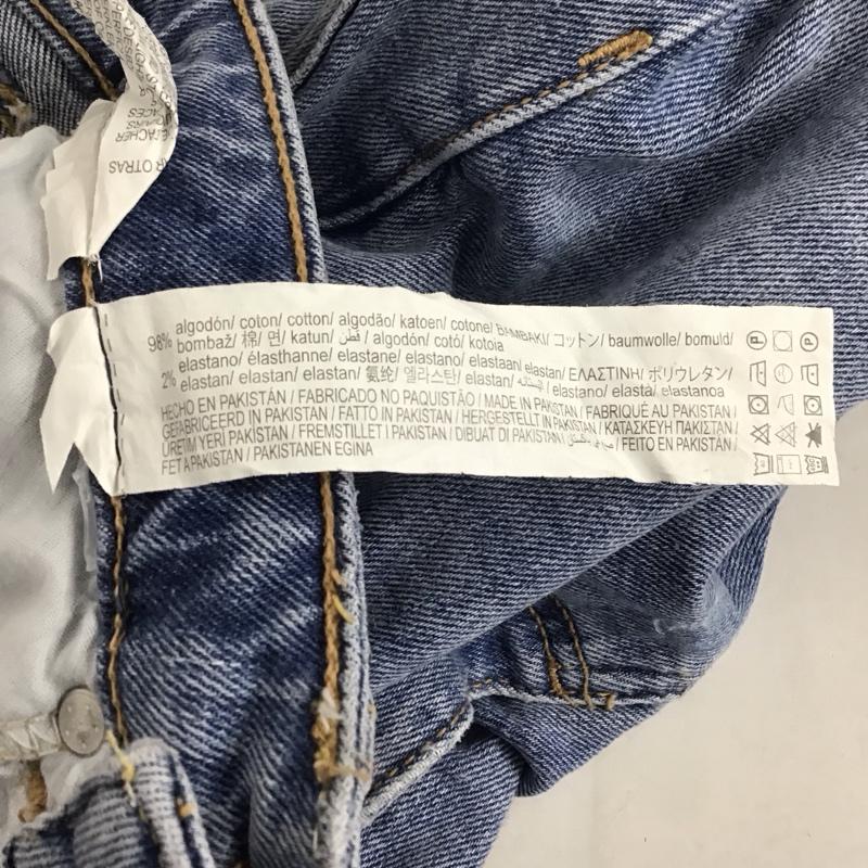 ザラ ZARA パンツ デニム、ジーンズ 32インチ 無地 水色 / ライトブルー / レディース USED 古着 中古 10131858