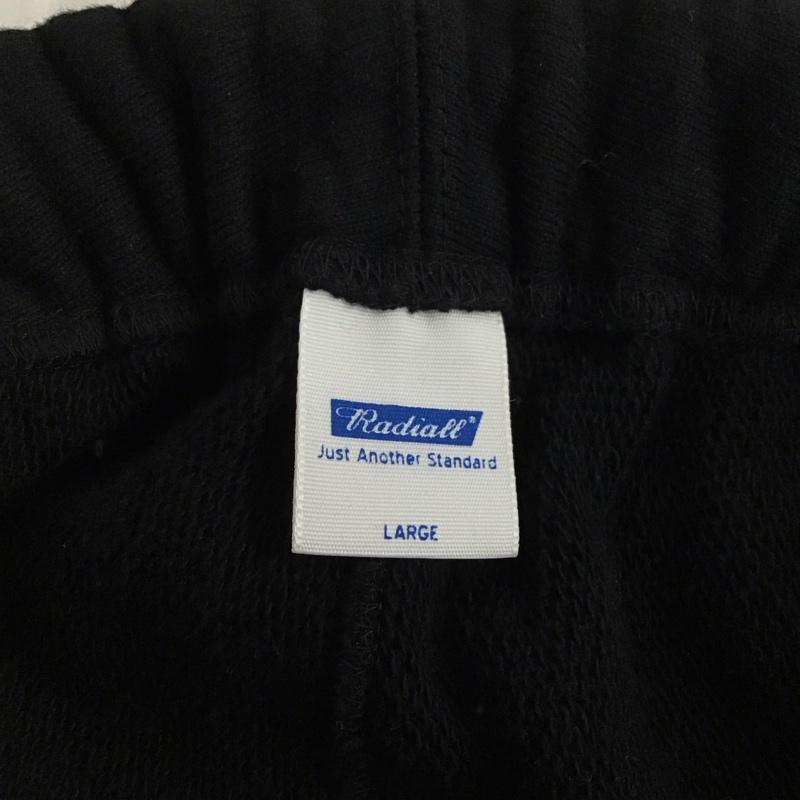 ラディアル RADIALL パンツ ワークパンツ、ペインターパンツ rad-24aw-cut003 LOWLANESWEATPANTS ワイドパンツ L ロゴ、文字 黒 / ブラック /  メンズ USED 古着 中古 10122701