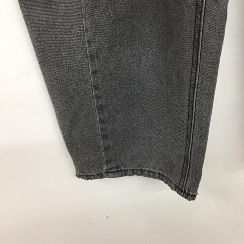 エヘカソポ ehka sopo パンツ デニム、ジーンズ 2400416 ハイウエスト S ロゴ、文字 黒 / ブラック / レディース USED 古着 中古 10138902