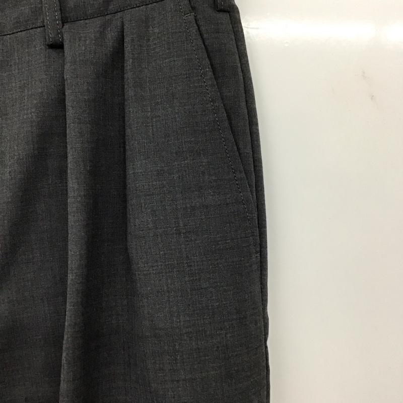 ビームス ジャパン BEAMS JAPAN パンツ スラックス スラックスパンツ ワイドパンツ センタータックパンツ M 無地 灰 / グレー / メンズ USED 古着 中古 10131475