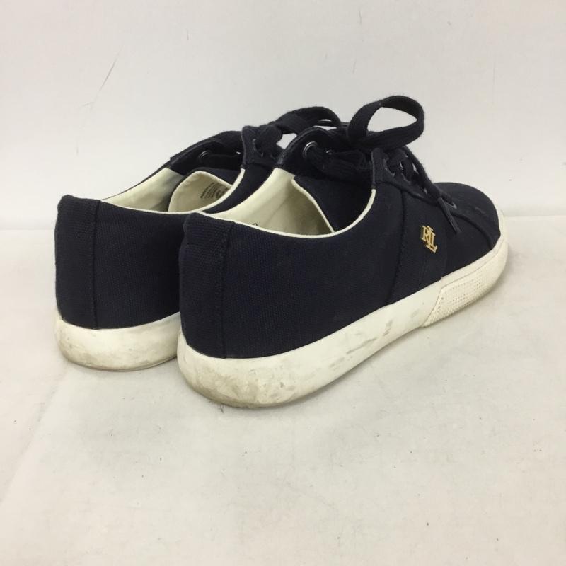 ローレンラルフローレン LAUREN RALPH LAUREN スニーカー スニーカー 13297 ローカット UK3.5 US:6 ワンポイント 紺 / ネイビー / レディース USED 古着 中古 10134859