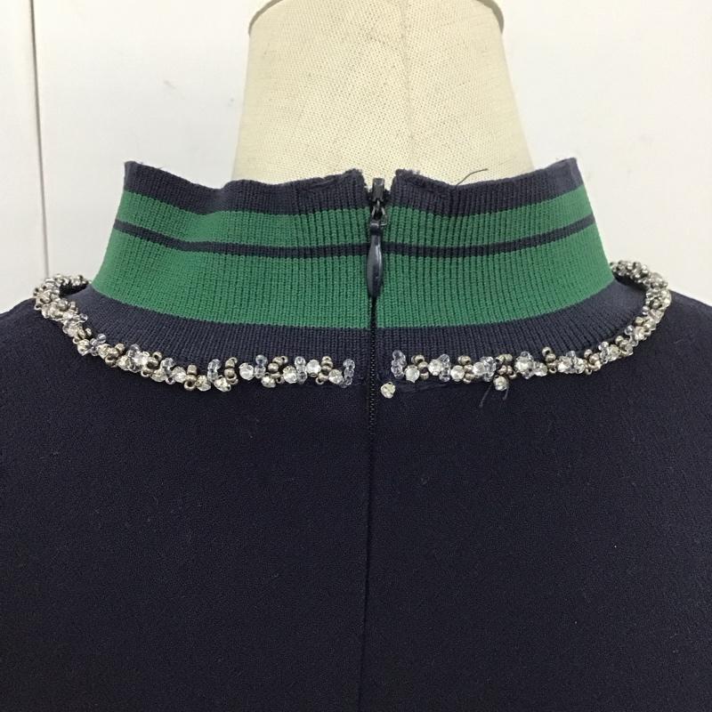 ザラ ZARA カットソー 長袖 S 無地 紺 / ネイビー /  レディース USED 古着 中古 10110294