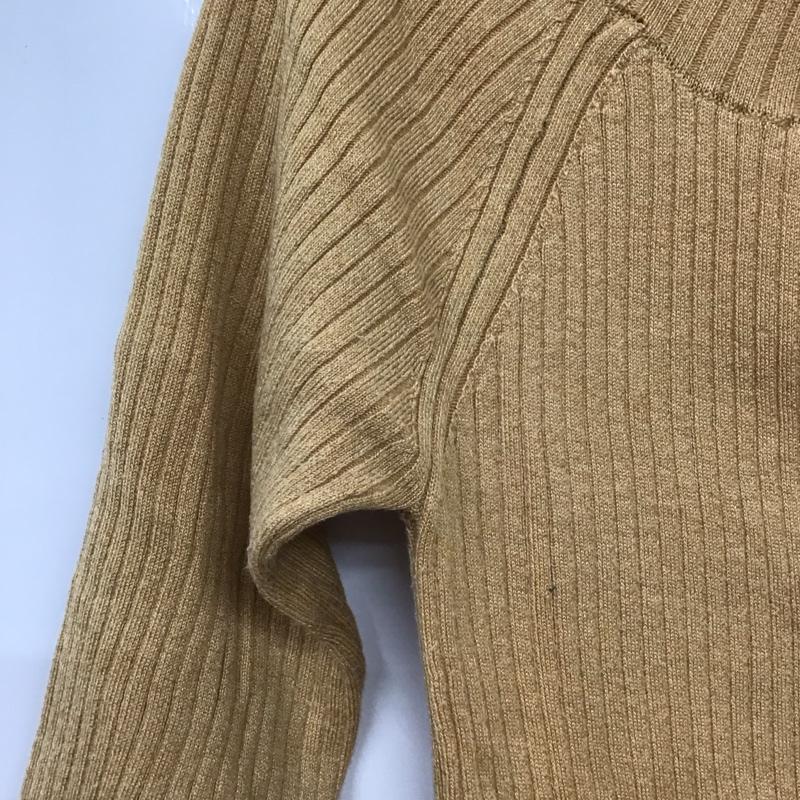 シップス SHIPS カットソー 長袖 長袖カットソー ワイドネックカットソー ロングスリーブカットソー 無地 橙 / オレンジ / レディース USED 古着 中古 10117897
