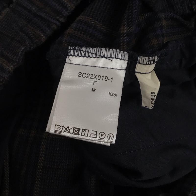 スタディオクリップ studio CLIP パンツ スラックス FREE チェック マルチカラー / マルチカラー / レディース USED 古着 中古 10129666