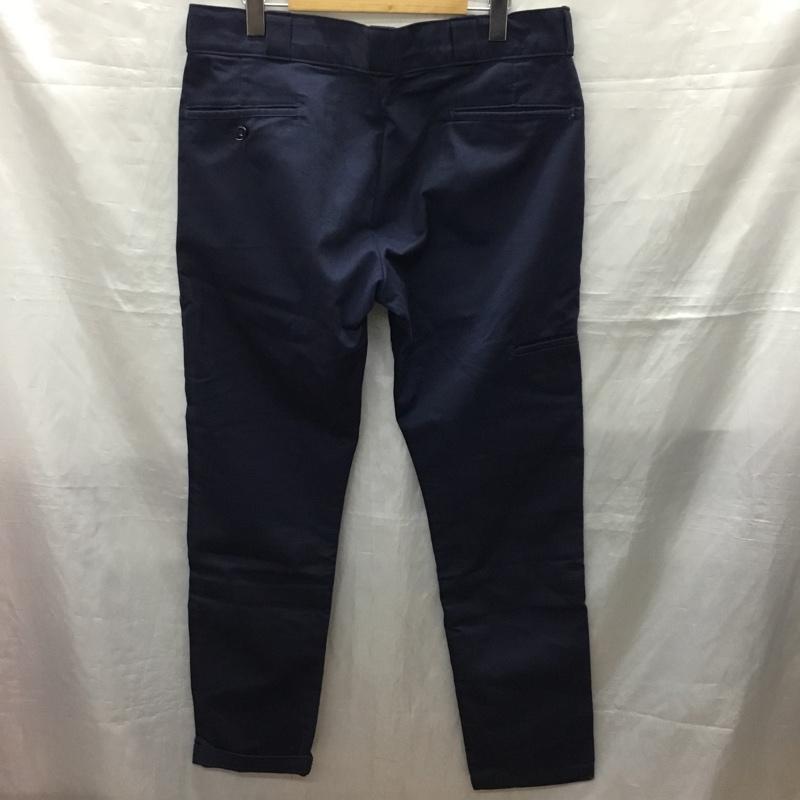 ディッキーズ Dickies パンツ ワークパンツ、ペインターパンツ ワークパンツ ワイドパンツ カジュアルパンツ 36 無地 紺 / ネイビー /  メンズ USED 古着 中古 10122236