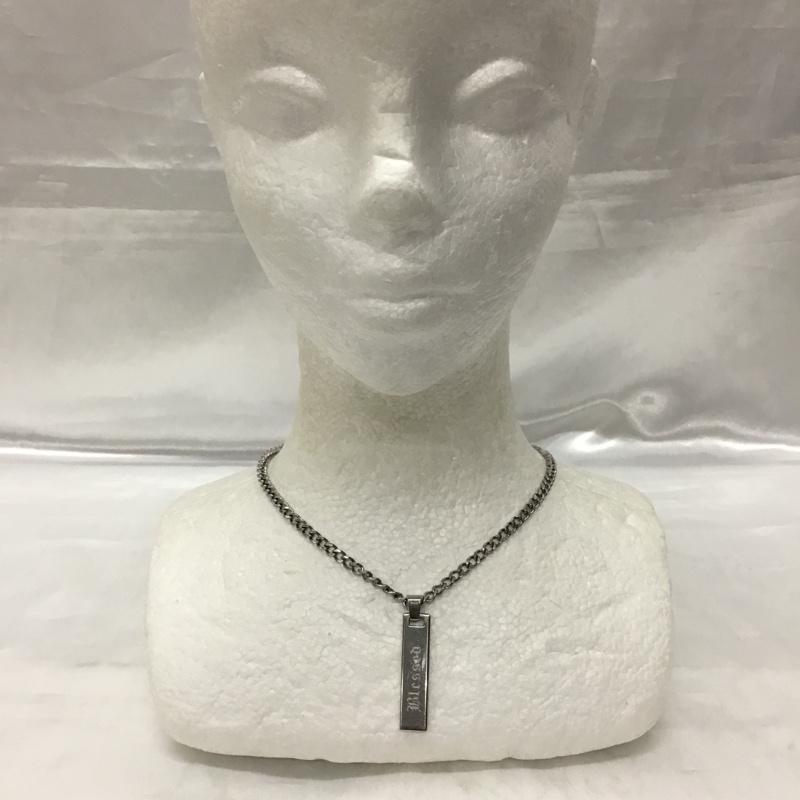 ポリス POLICE アクセサリー ネックレス、ペンダント Blessed プレート ロゴ、文字 銀 / シルバー / メンズ USED 古着 中古 10120919