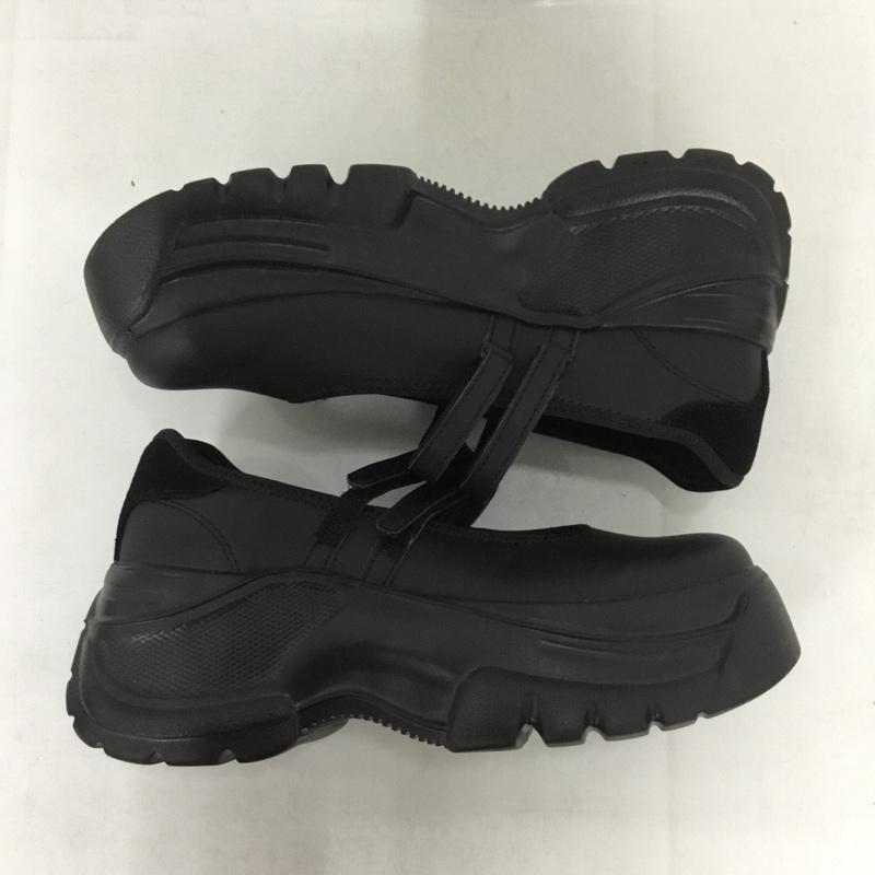 ザラ ZARA カジュアルシューズ カジュアルシューズ 5804 510 800 メリージェーン バレエシューズ 厚底 EU35 無地 黒 / ブラック / レディース USED 古着 中古 10138108