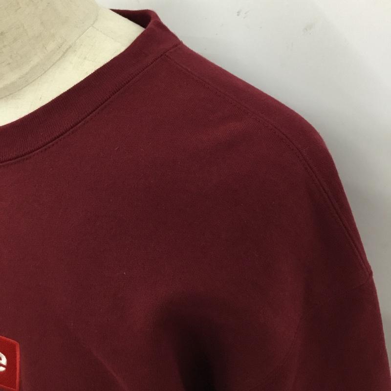 シュプリーム Supreme トレーナー 長袖 22FW BoxLogoCrewneckCardinal 長袖トレーナー XL ロゴ、文字 えんじ / ワインレッド /  メンズ USED 古着 中古 10120648