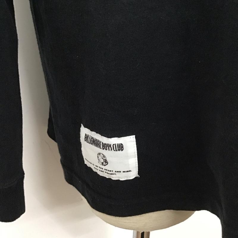 ビリオネア・ボーイズ・クラブ BILLIONAIRE BOYS CLUB カットソー 長袖 BBCJP193T005 長袖カットソー プリントTシャツ クルーネックカットソー L プリント 黒 / ブラック /  メンズ USED 古着 中古 10111107