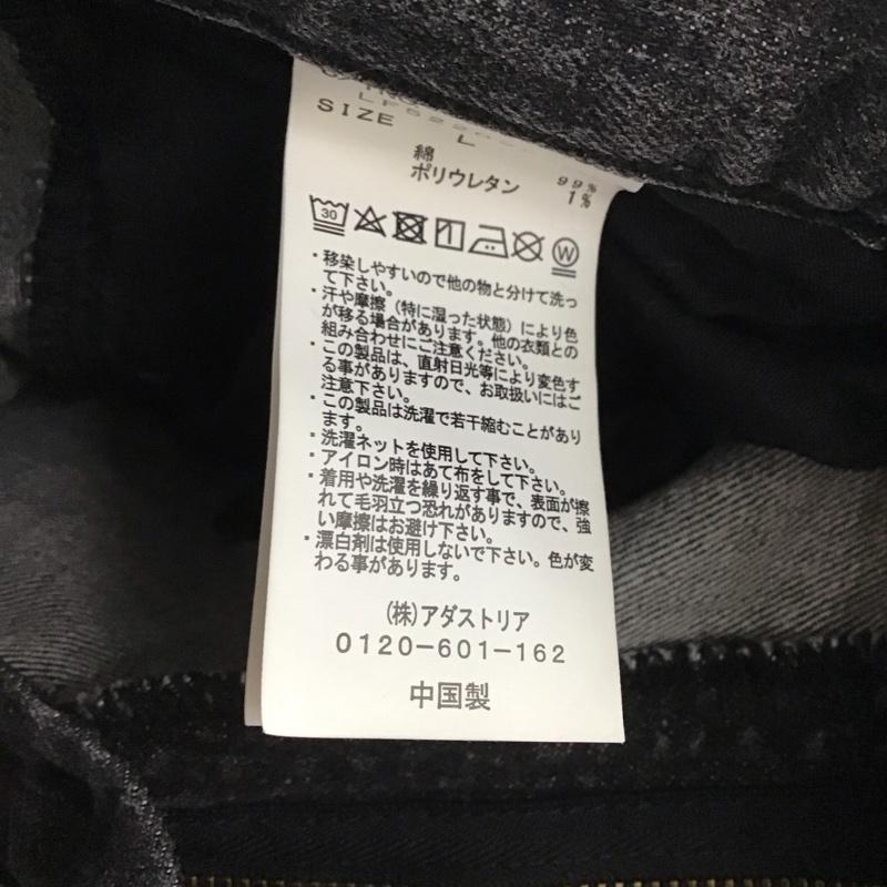 ローリーズファーム LOWRYS FARM パンツ デニム、ジーンズ L 無地 黒 / ブラック / レディース USED 古着 中古 10137742